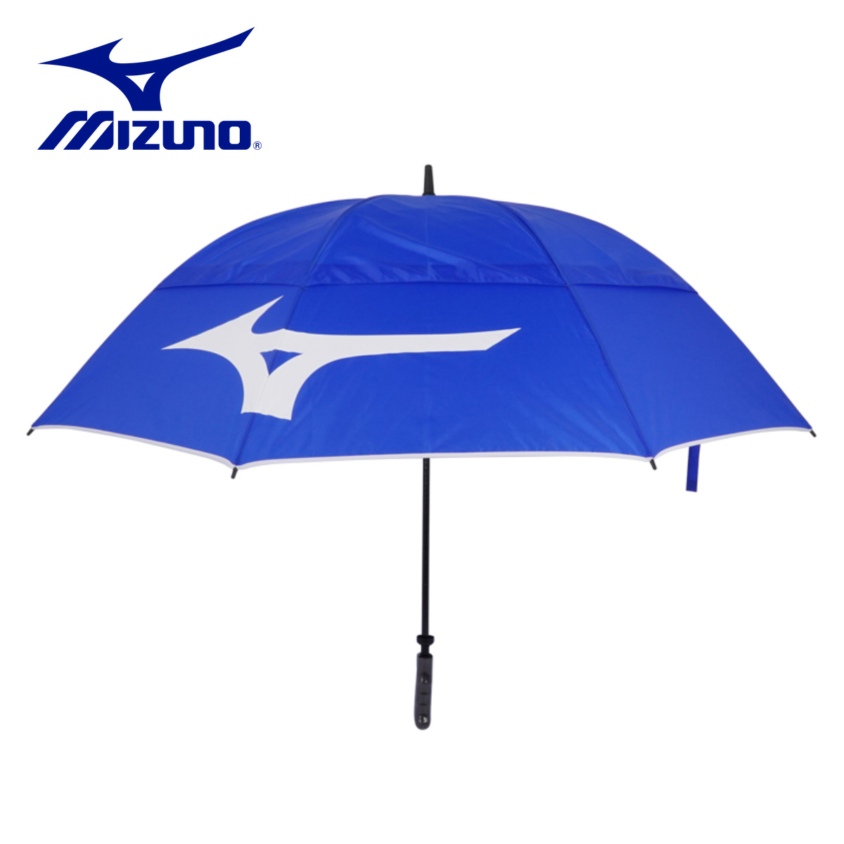 Golf Umbrella Large - ミズノ ゴルフ傘、防風・防水大型キャノピー軽量ポータブルゴルフ日傘/雨傘、ゴルファー向けアウトドアスポーツ用