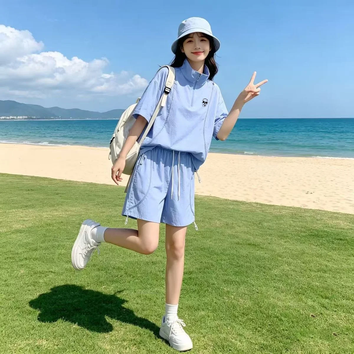 夏用男女兼用日焼け止めゴルフウェア カップル向けトップス＆シ - Golf Equipment Set のレビューと価格