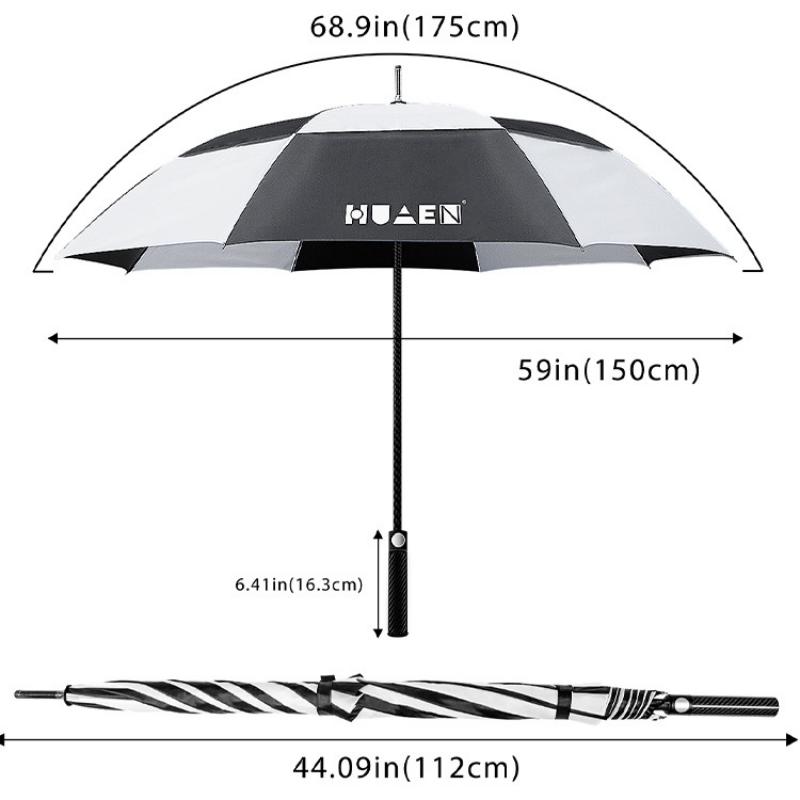 新しいゴルフ傘 晴雨兼用大型傘 カーボンファイバー 軽量 耐 - Golf Umbrella Large のレビューと価格