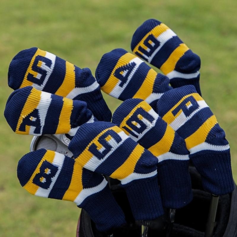 9 個ゴルフアイアンヘッドカバーゴルフパターゴルフアイアンヘ - Golf Equipment Set のレビューと価格