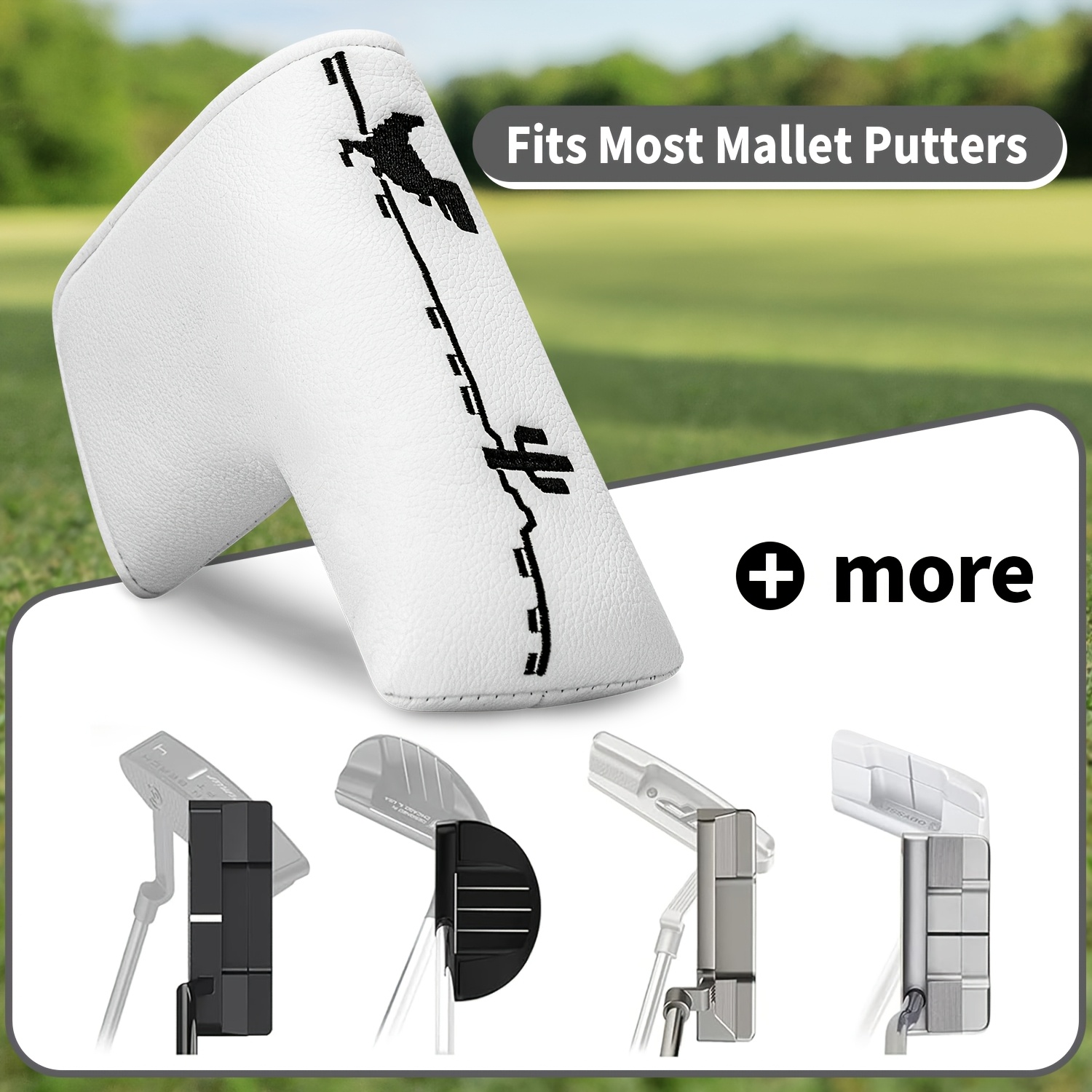 恐竜＆クロスボーンズ ゴルフ パターカバー - ブレードヘッ - Golf Equipment Rack のレビューと価格