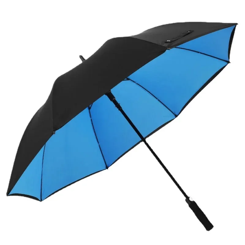 185CM大型ゴルフ傘 男性用 手動ロングハンドル 耐UV保 - Golf Umbrella Large のレビューと価格