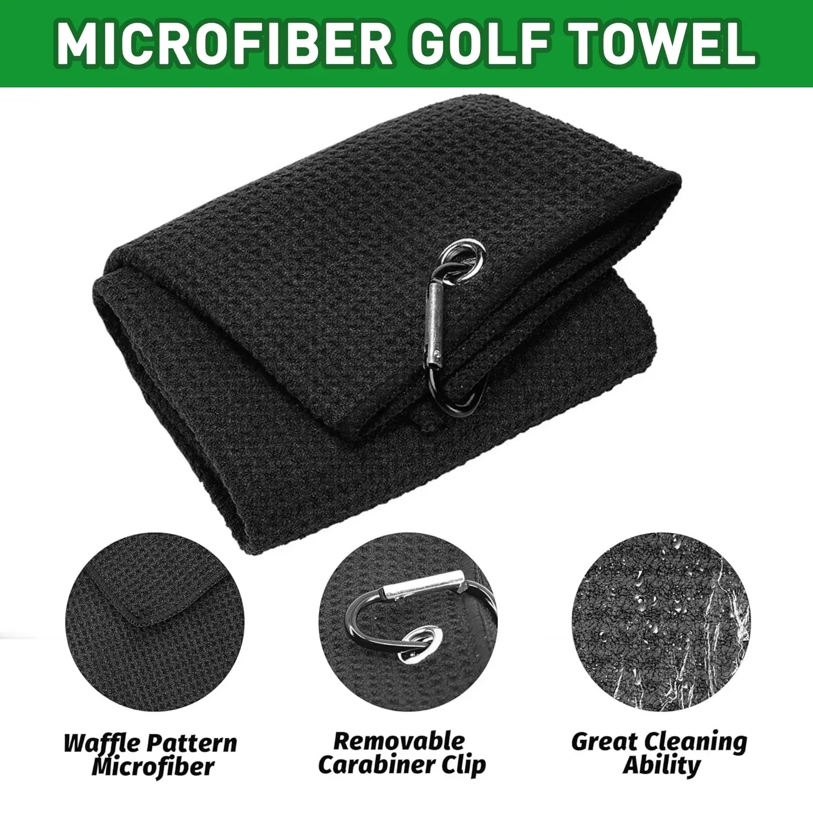 ゴルフクラブブラシとタオルクリーナーコンプリートキット、両面 - Golf Equipment Set のレビューと価格