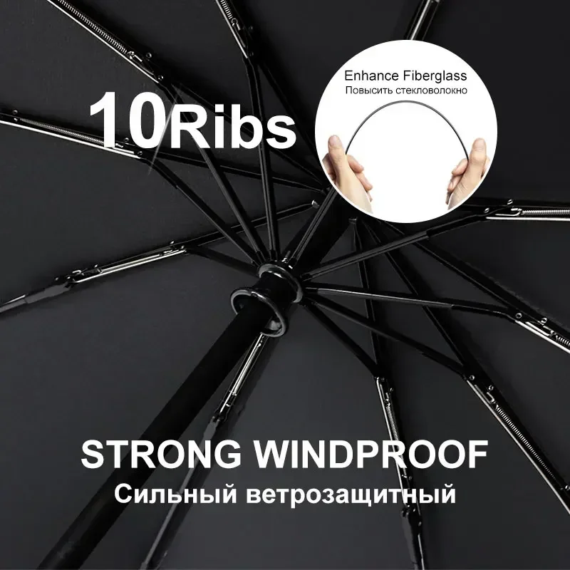 高級逆傘 メンズ 木製ハンドル 大型自動傘 防風 強力 10 - Golf Umbrella Large のレビューと価格