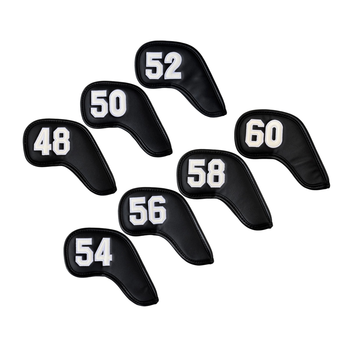 PUレザー製 ゴルフアイアンクラブヘッドカバー 48 50  - Golf Equipment Rack のレビューと価格