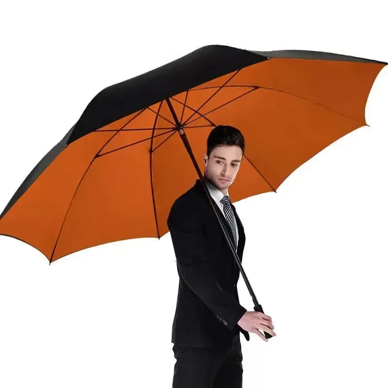 185 センチメートル大型ゴルフ傘男性手動ロングハンドル耐性 - Golf Umbrella Large のレビューと価格