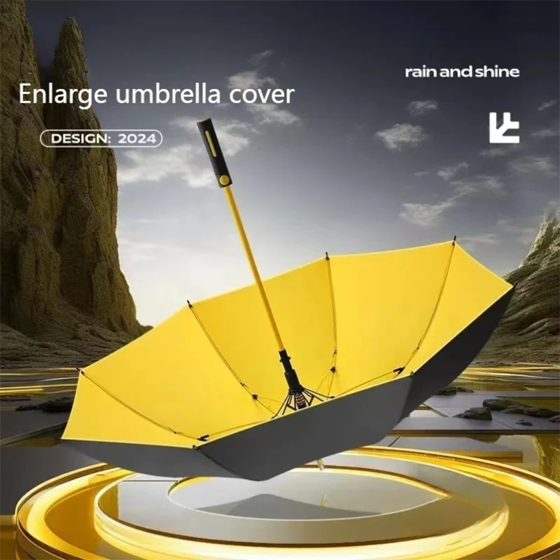 フルファイバーゴルフ傘二層特大ダブルメンズビジネスロングハン - Golf Umbrella Large のレビューと価格