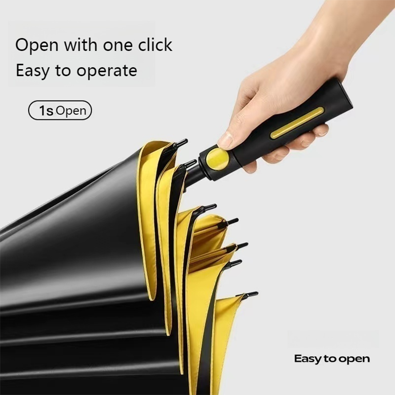 フルファイバーゴルフ傘二層特大ダブルメンズビジネスロングハン - Golf Umbrella Large のレビューと価格