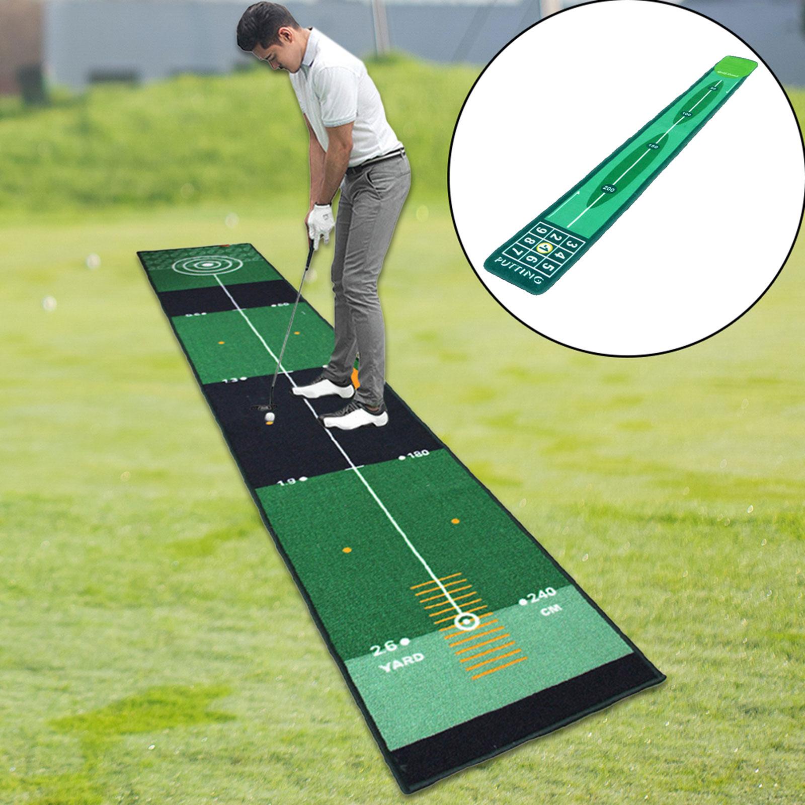 ゴルフパッティング屋内ゴルフヒッティングマットグリーンマット - Golf Equipment Indoor のレビューと価格